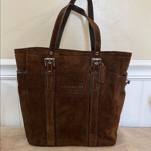 Coach vintage 2005 suede Hampton tote
